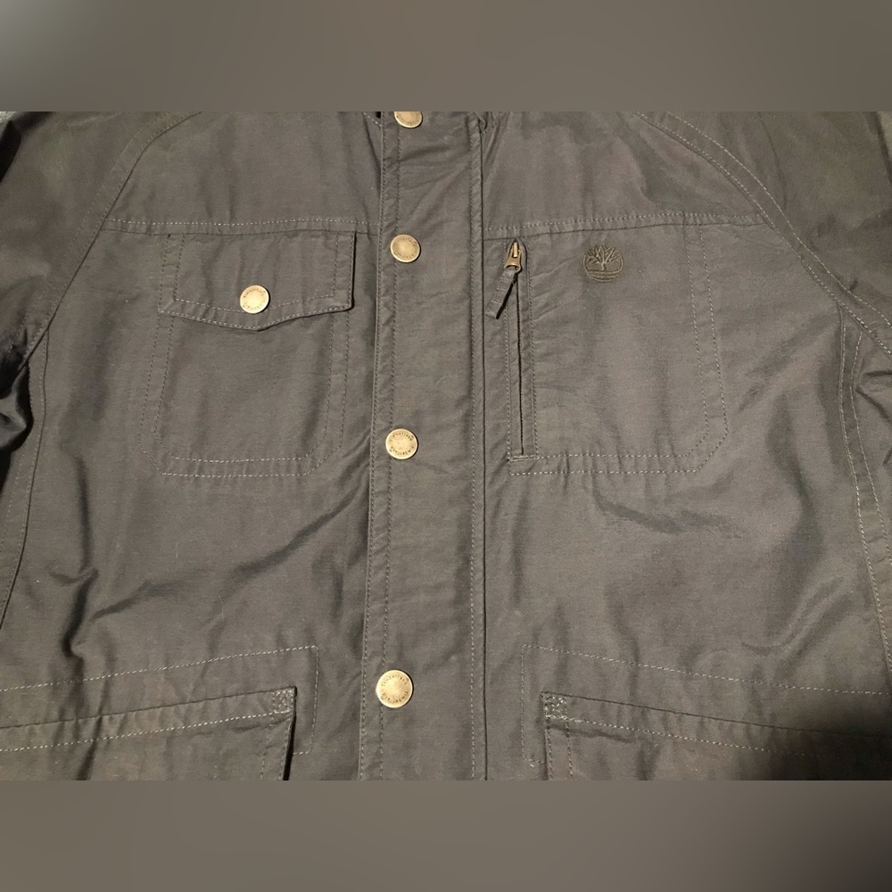 Vintage TIMBERLAND ANORAK MOUNTAIN UTILITY Jacket M Navy North Face Steep Rlpc x - Picture 6 of 12
